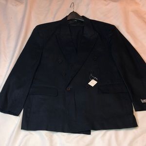 Vintage 90s SUCCESSO UOMO by Phita Double Breasted/Pleated Pants 100% Linen Suit